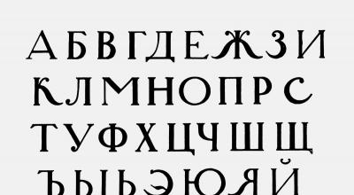 Русский алфавит - эстетика в каждой букве